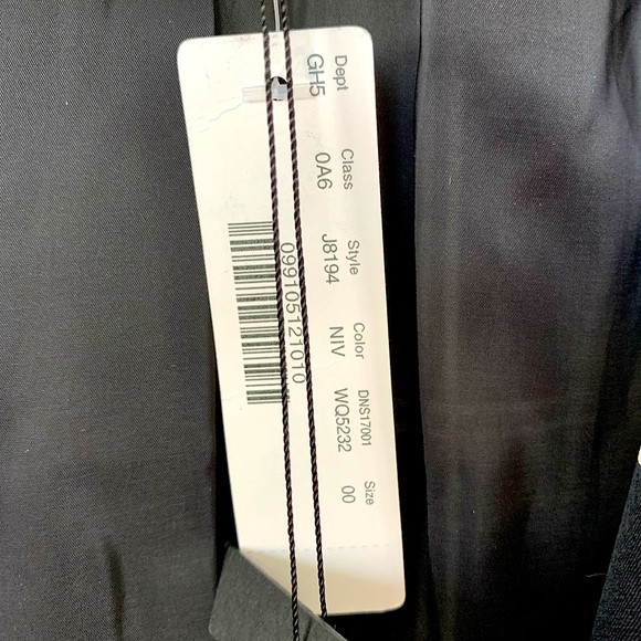 NEW J Crew 365 Navy White Windowpane Check Double Breasted Blazer Jacket 00 NWT - Picture 7 of 16